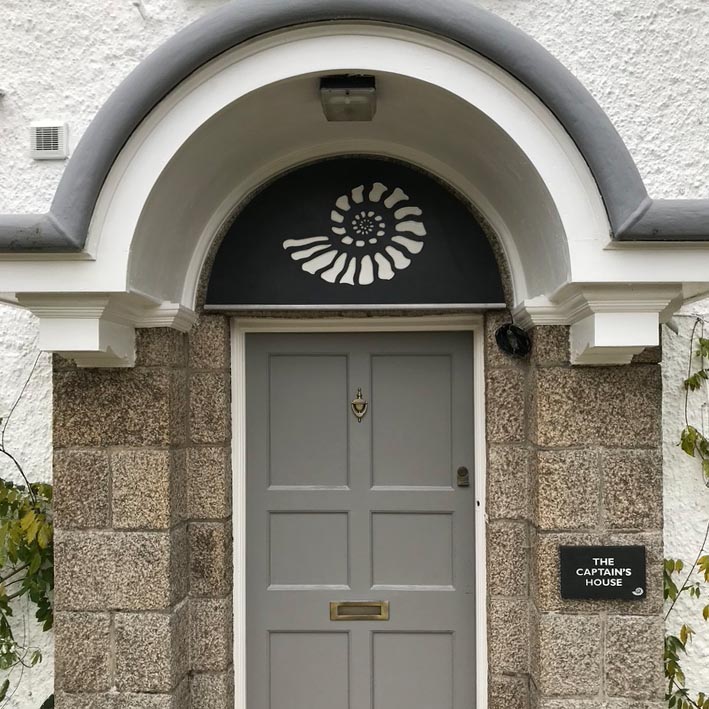 The Capatains House Quality Slate Sign in Falmouth